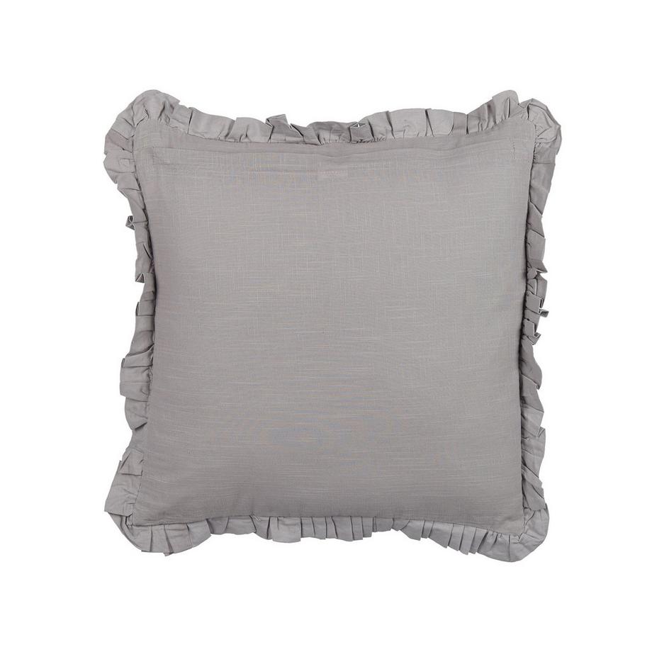 Beliani Lot de 2 coussins décoratifs en Lin Scandinave GLABRA  