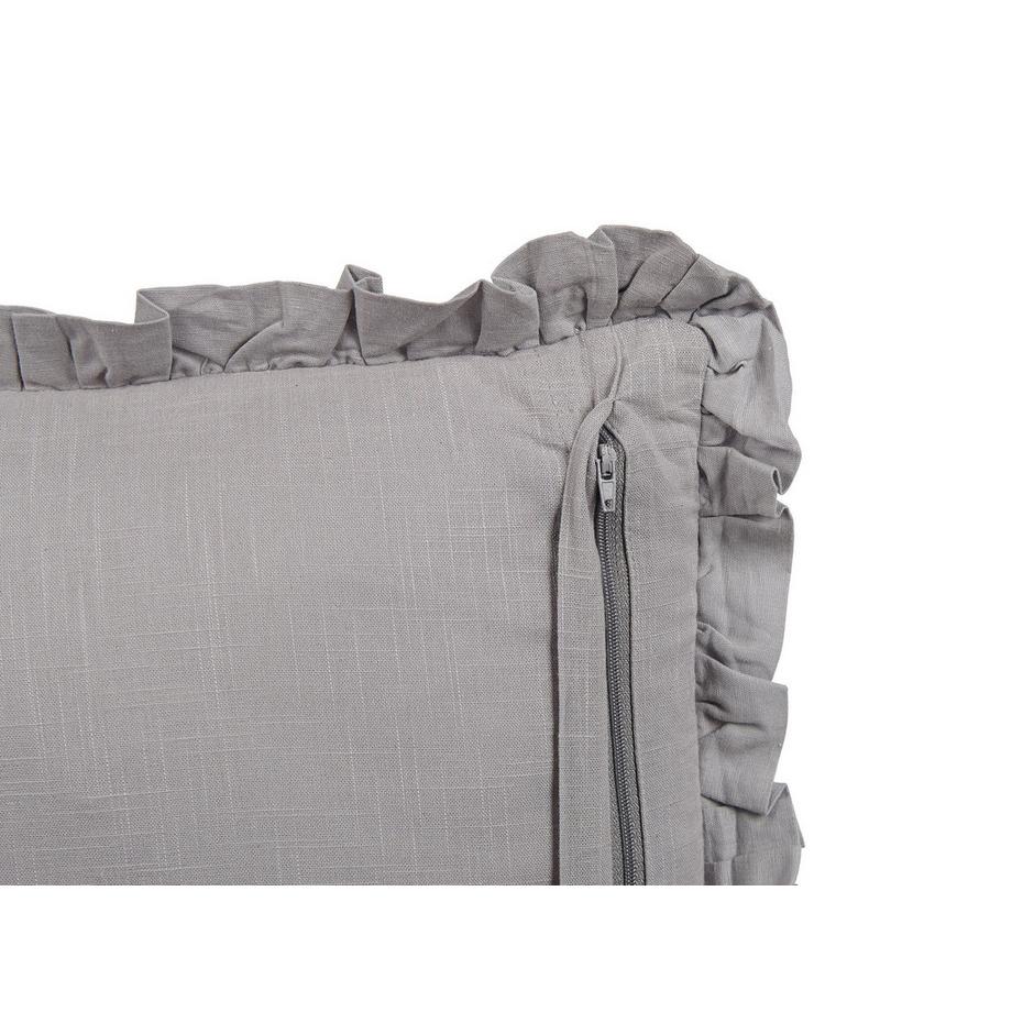 Beliani Lot de 2 coussins décoratifs en Lin Scandinave GLABRA  