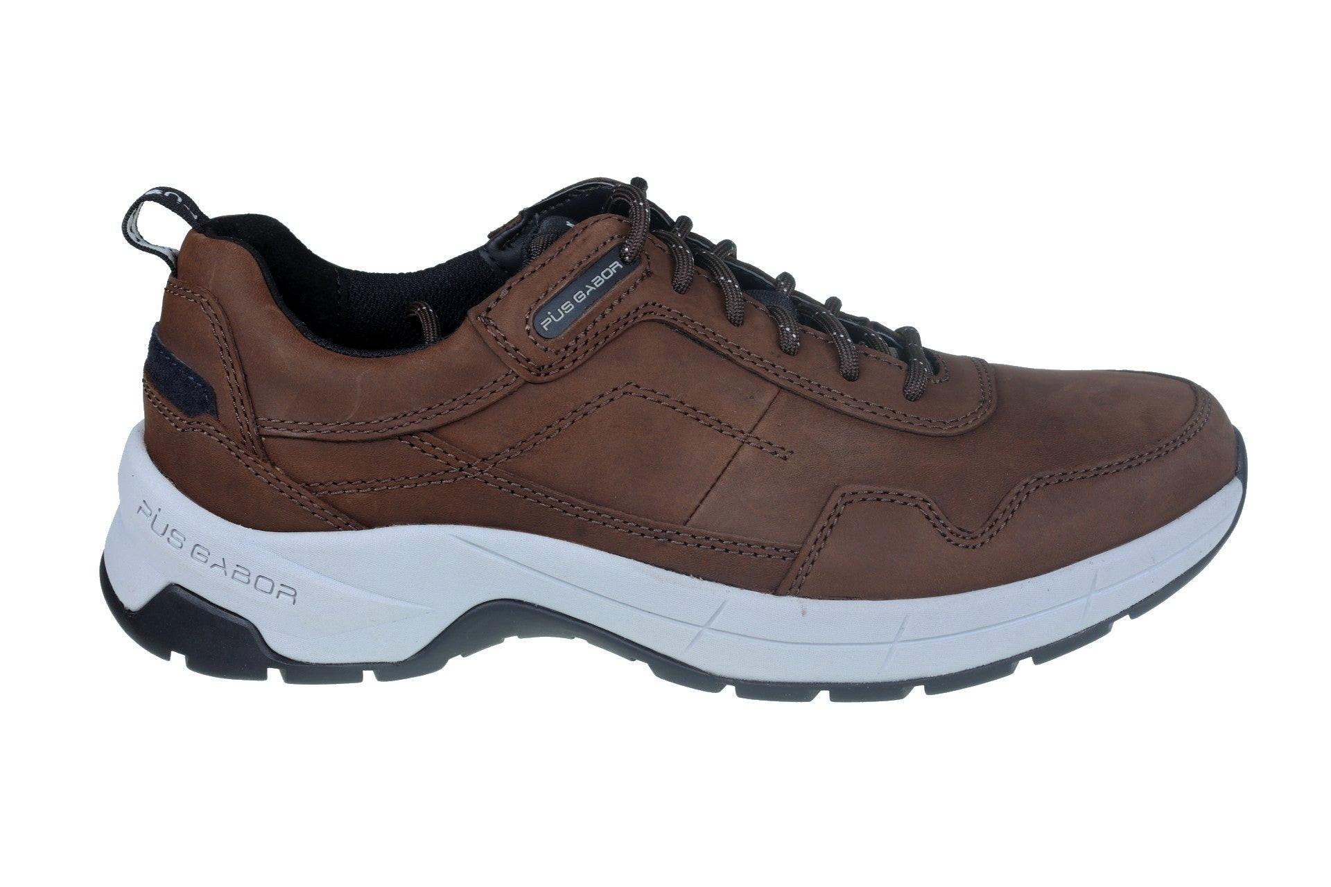 Image of Nubuk Sneaker Herren Braun 43