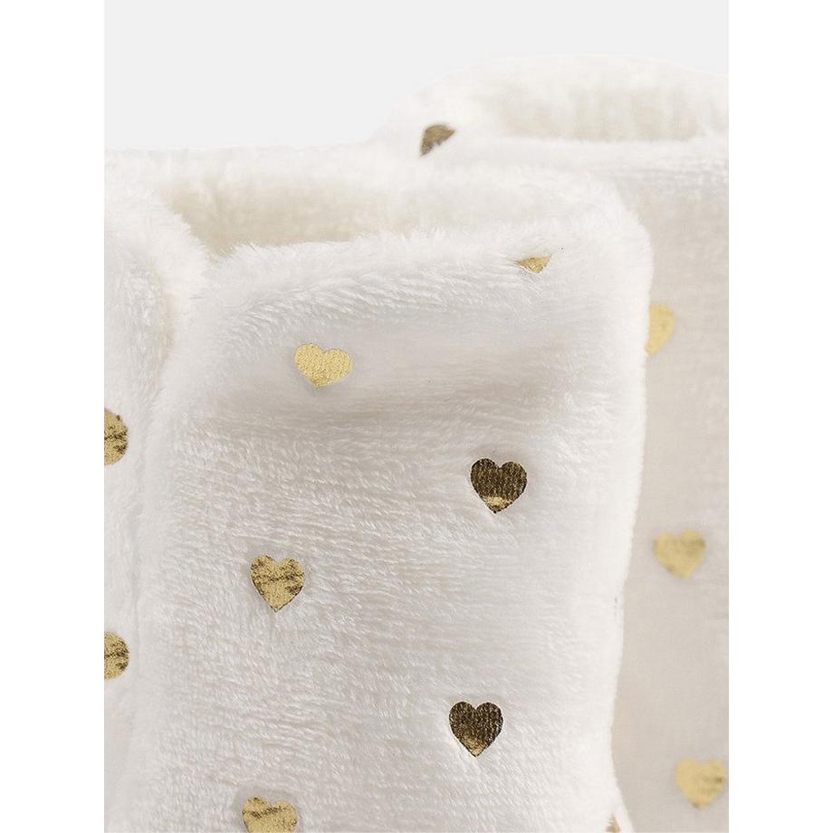 Admas Chaussons Boots Gold Ivoire  