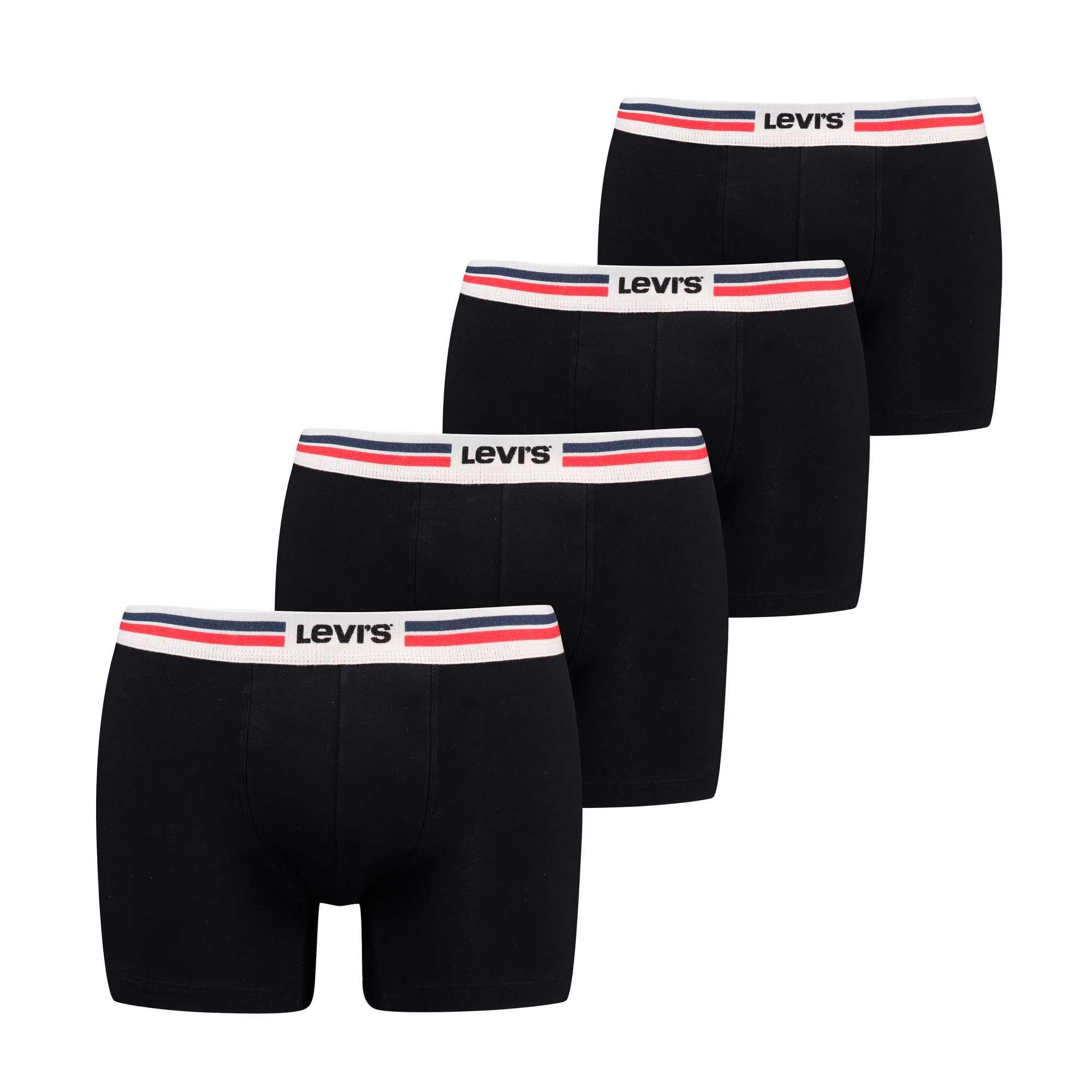 Levis  Boxer  Stretch-MEN PLACED SPRTSWR LOGO BOXER BRIEF ORG 4P E 