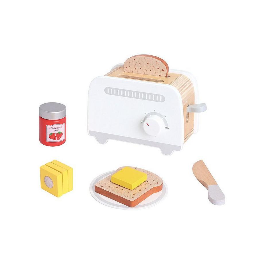 Spielba Holzspielwaren  Rollenspiele Toaster Grau 