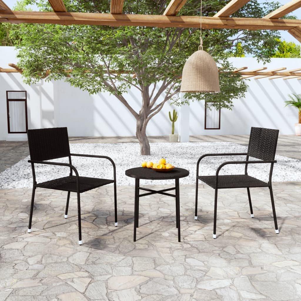 VidaXL set da pranzo da giardino Polirattan  