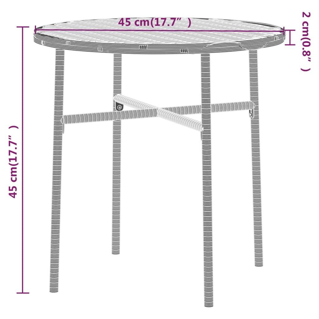 VidaXL Garten essgruppe poly-rattan  