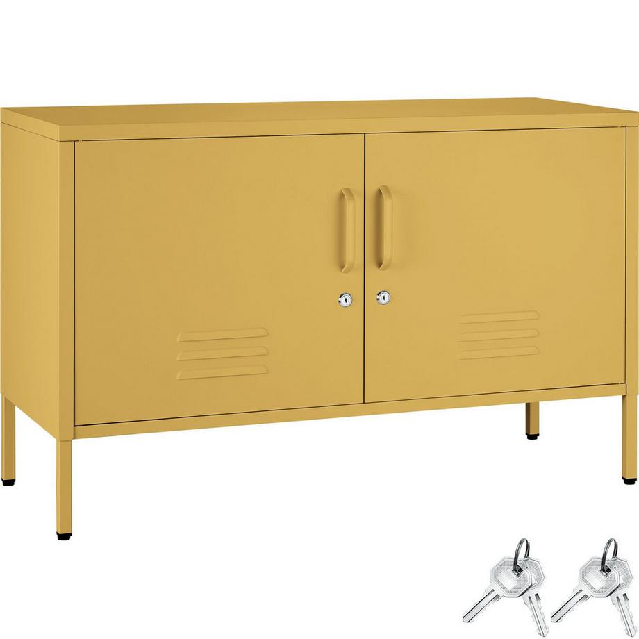 Sideboard Baker 2 Türen mit Magnetverschluss, einzeln abschließbar verstellbarer Zwischenboden