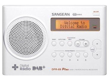 SANGEAN  Sangean DPR-69+ Portable Numérique Blanc 
