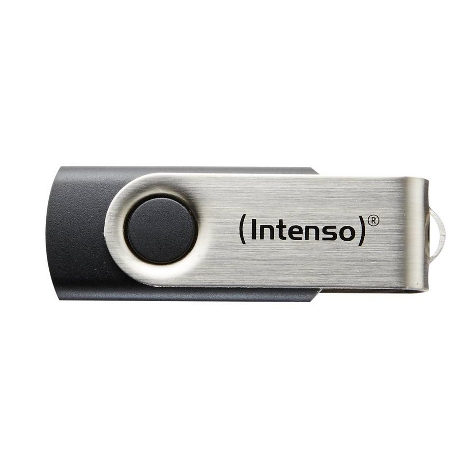 Intenso  Intenso Basic Line USB-Stick 8 GB USB Typ-A 2.0 Schwarz, Silber 