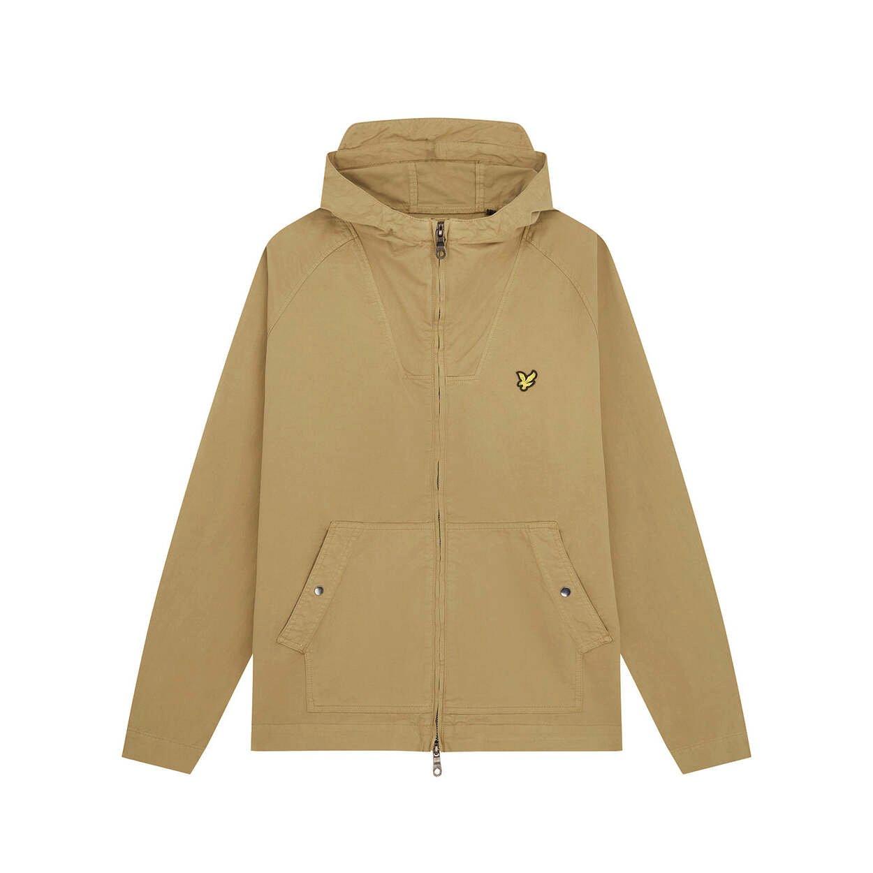 LYLE & SCOTT  giacca con zip lyle & cott garment dyed through 