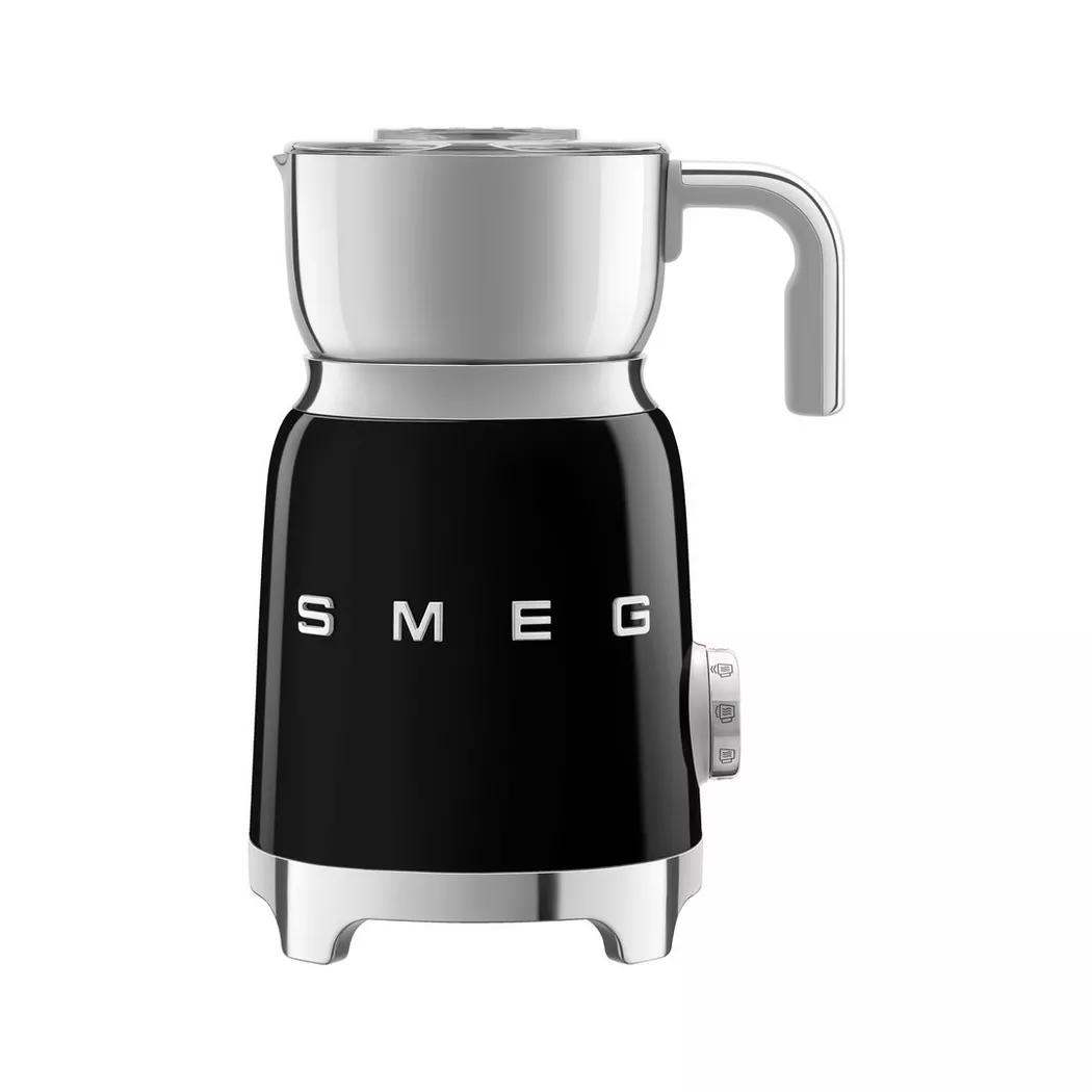 smeg – Induktion-Milchaufschäumer MFF11BLEU, Schwarz, 0.6l