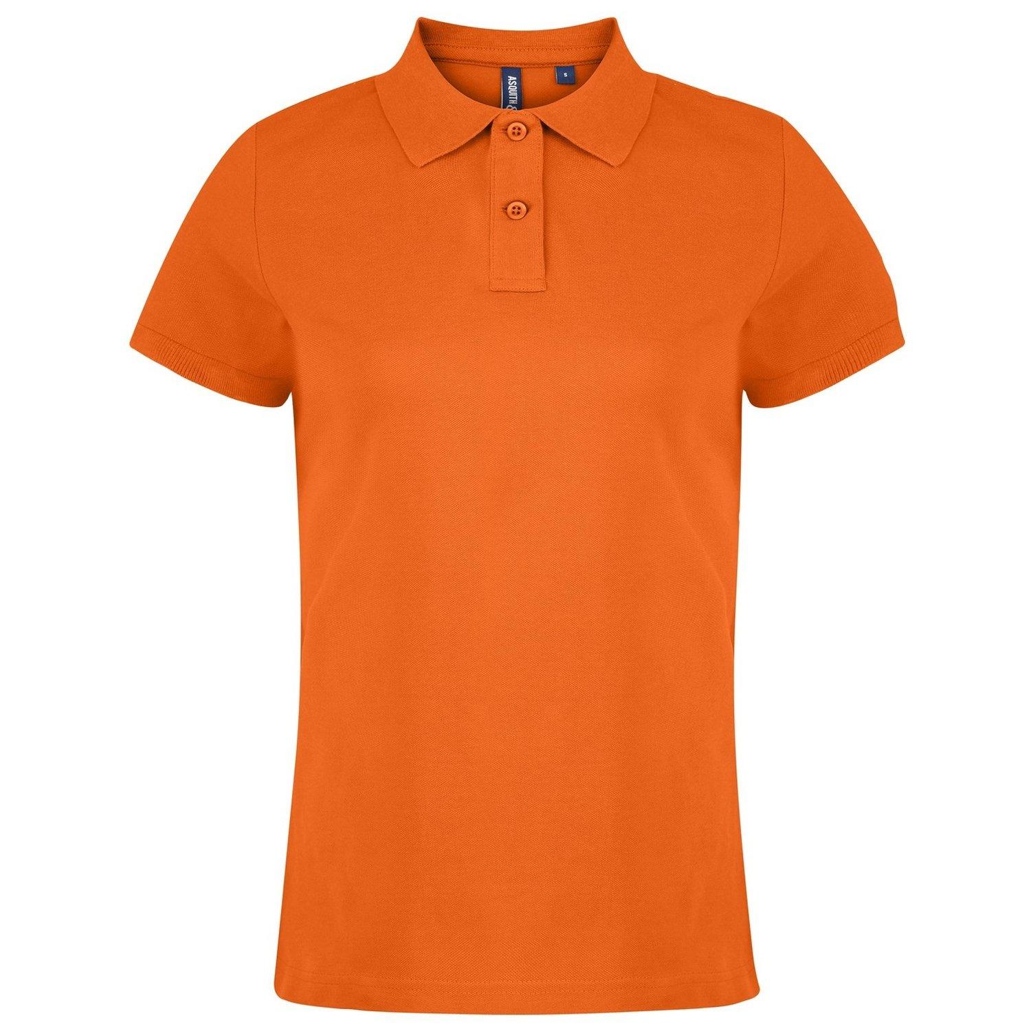 Image of Poloshirt, Kurzarm Damen Orange S