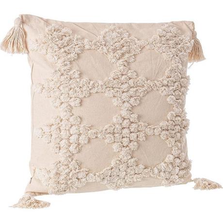 mutoni Coussin Mattis blanc 45x45  