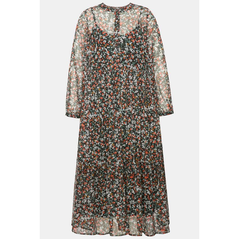 Studio Untold Robe maxi coupe trapèze doublée  