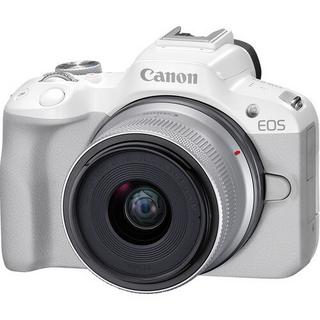 Canon  Canon EOS R50 kit (18-45) White (with adapter) 