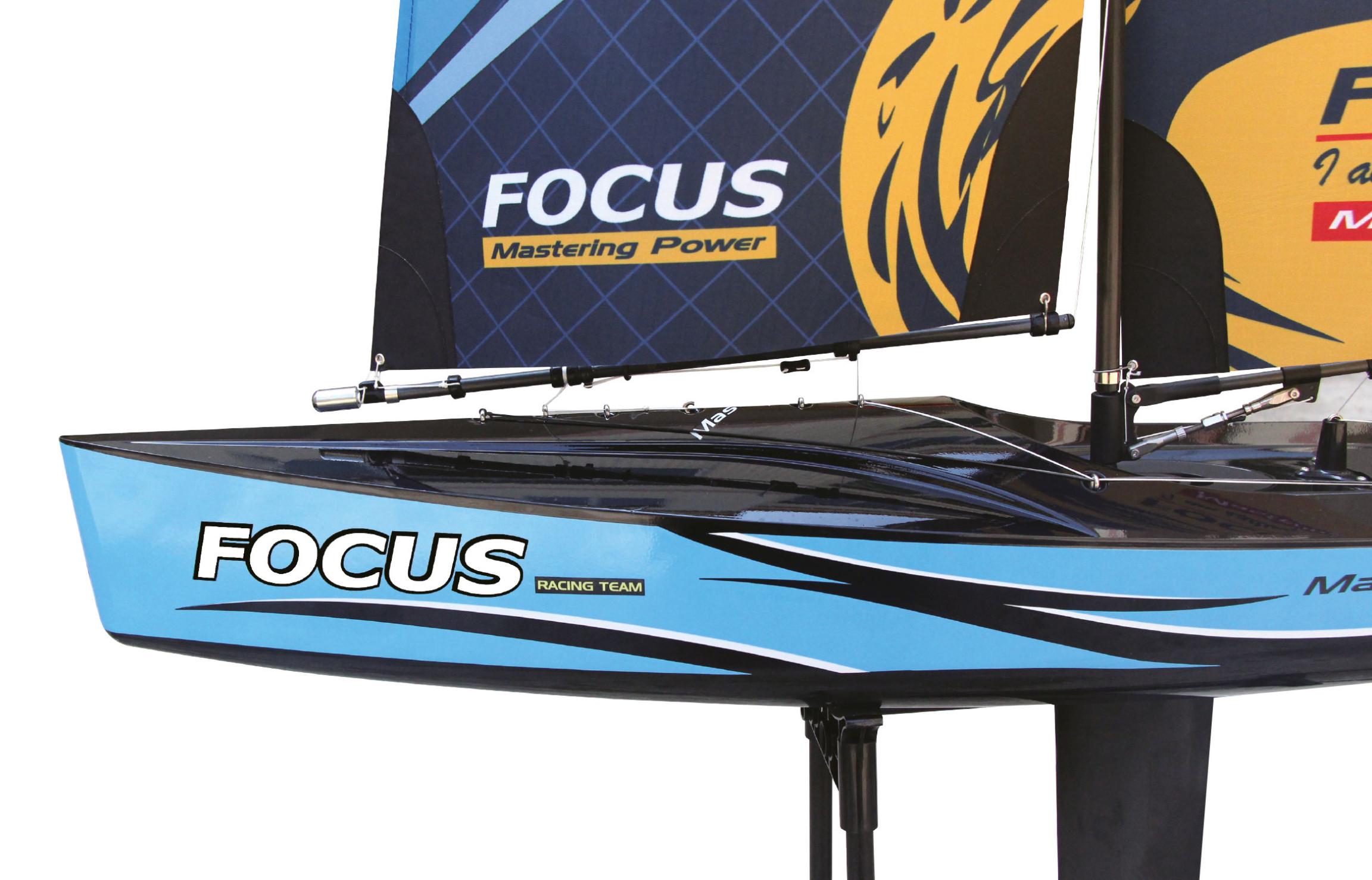 Amewi  Segel-Yacht Focus III Racing 1000 mm, Blau, RTR 