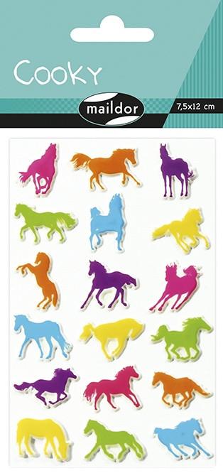 Clairefontaine  Clairefontaine Cooky, Sach 1 pl 7,5x12cm, Chevaux 