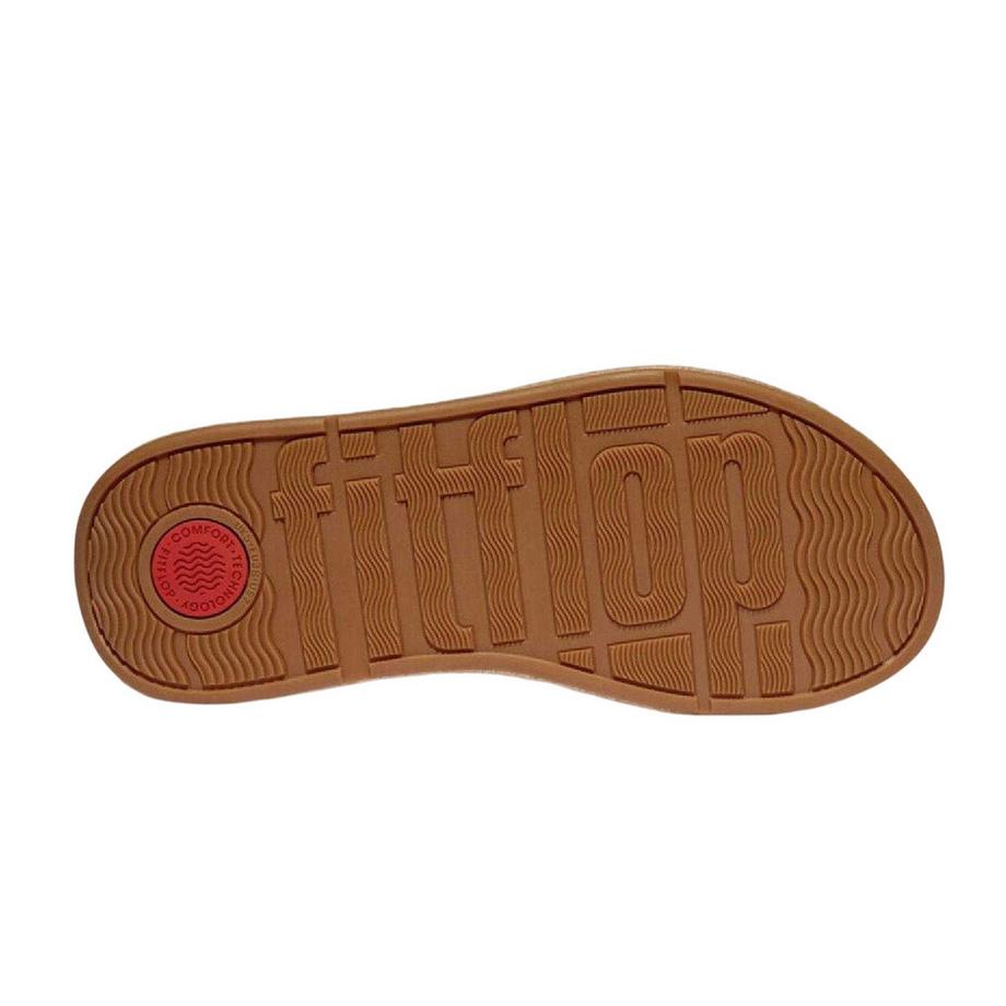 Fitflop Sliders in pelle con zeppa  