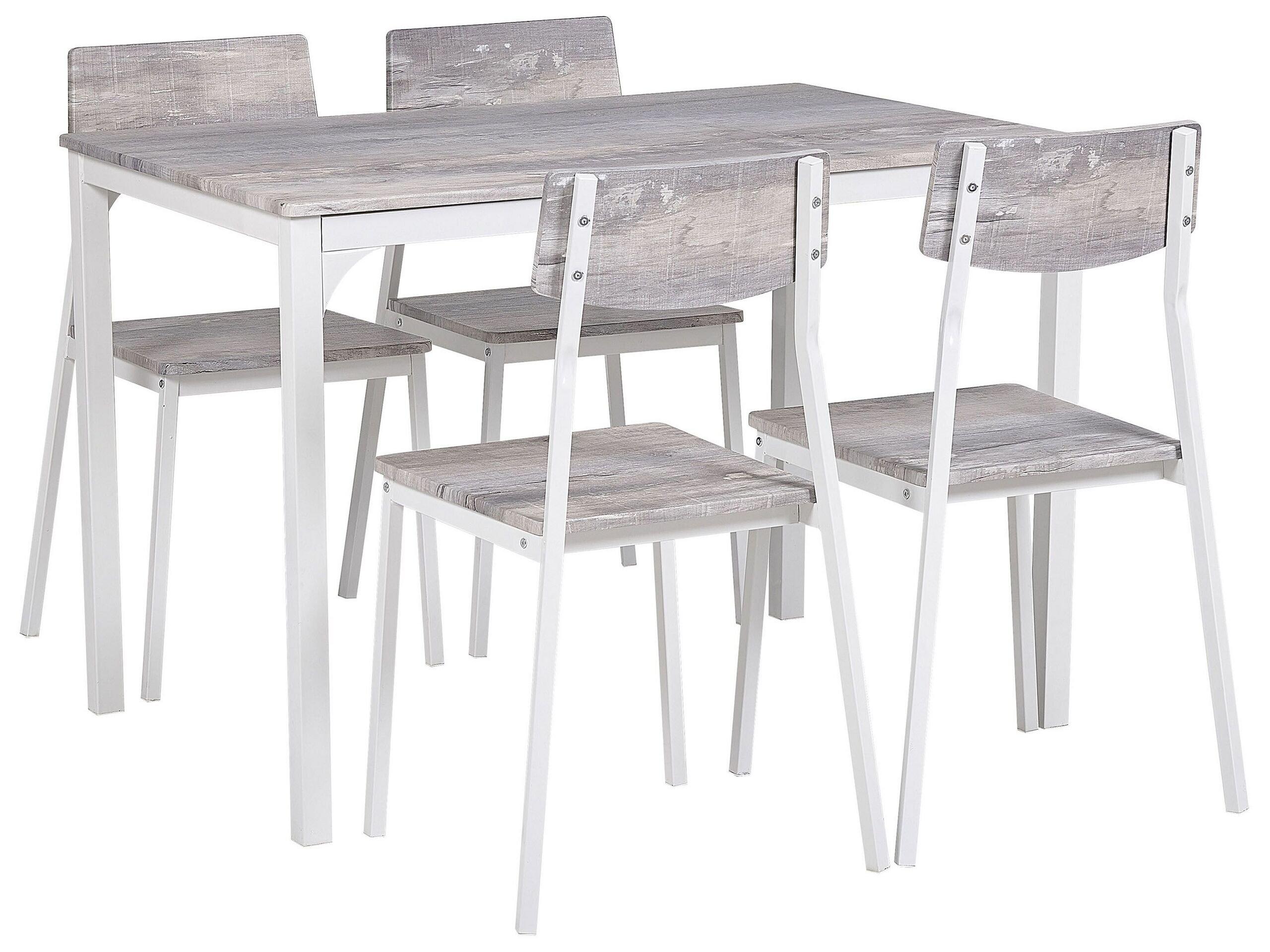 Image of Esszimmer Set aus MDF-Platte Industriell BISMARCK Esszimmer Set aus MDF-Platte Industriell BISMARCK