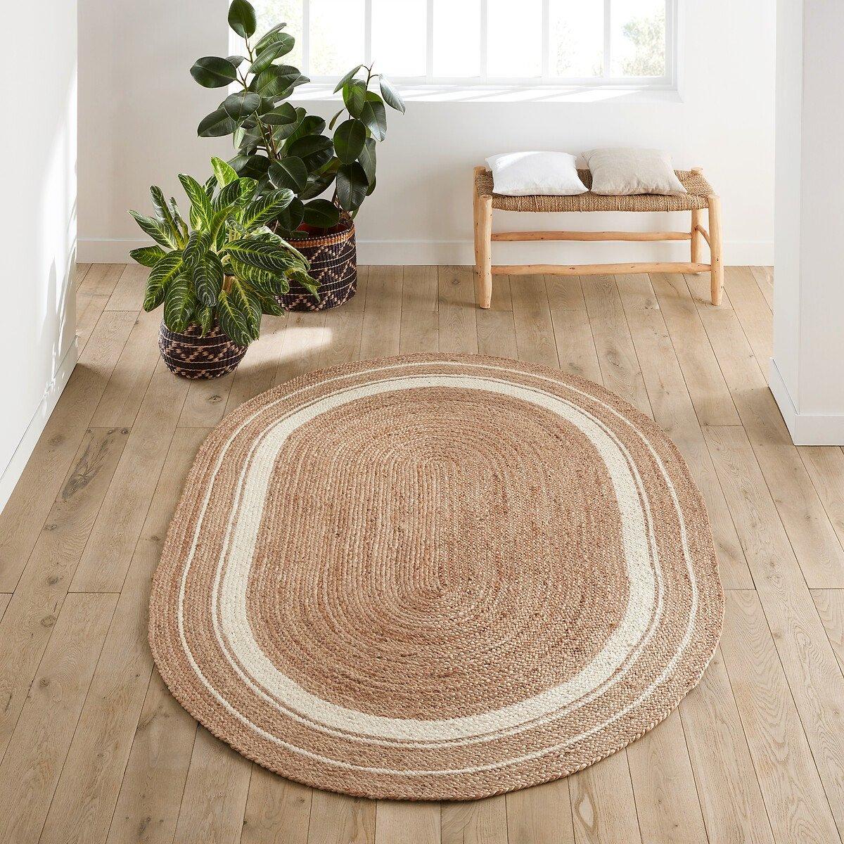 La Redoute Intérieurs Tapis ovale en jute  