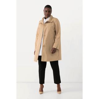 Ulla Popken Jacke Stehkragen Rückenfalte Langarm  