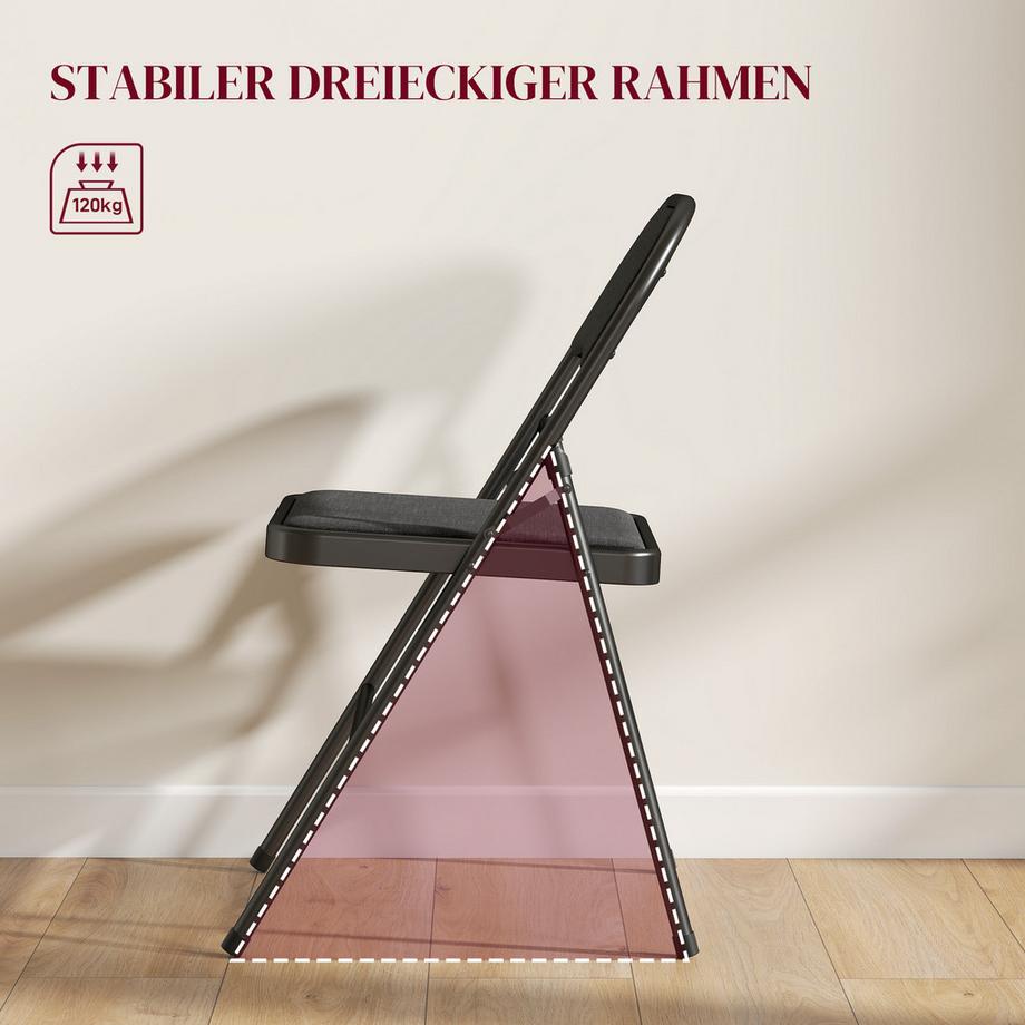 HOMCOM Chaises pliantes  