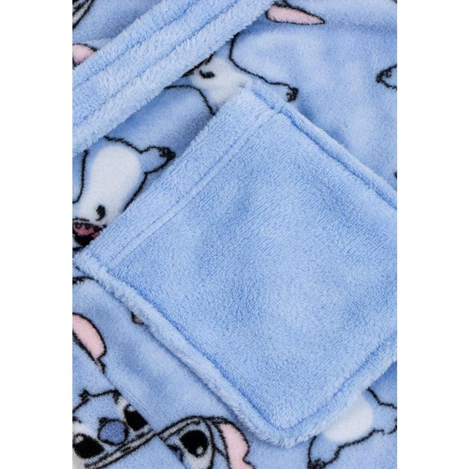 Disney  Fleece Bademantel   Stitch Kapuze 