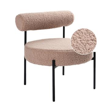 Fauteuil en Bouclé Rétro ALPHA
