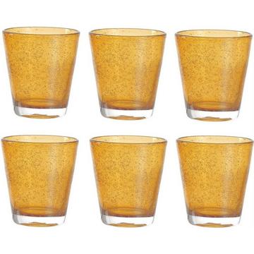 Trinkglas burano ambra 6er set, fassungsvermögen: 330ml