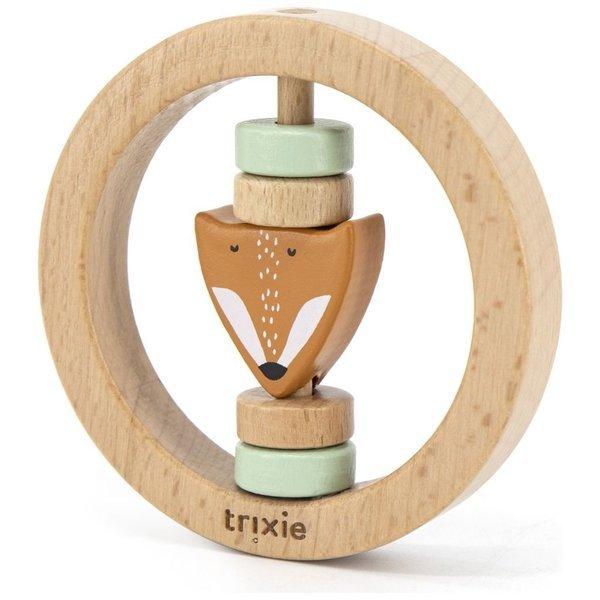 Trixie  Hochet en bois Trixie rond 9 cm - Mr.Fox 