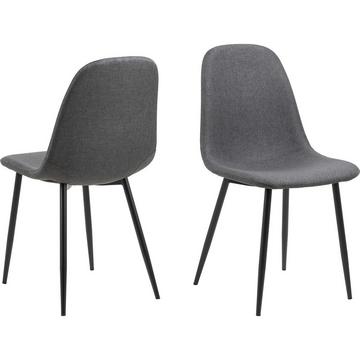 Chaise de salle à manger Cordelia gris (1 pièce)