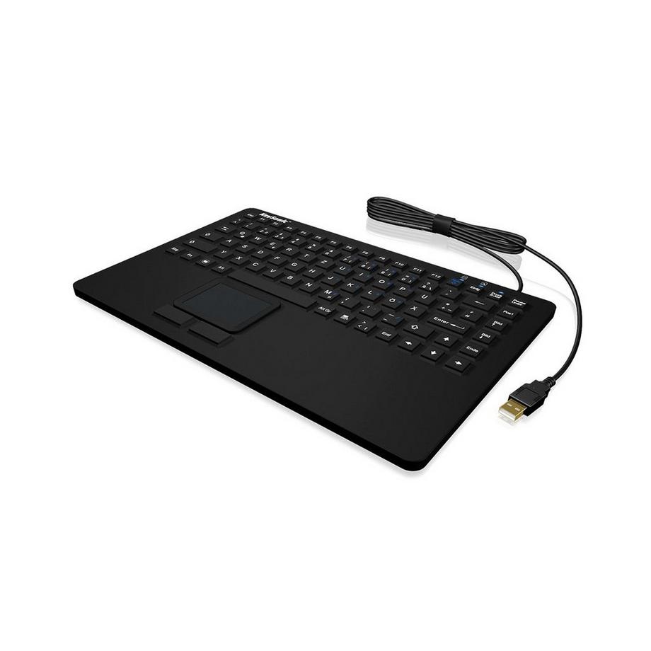 KSK-5230IN Tastatur USB QWERTZ Schweiz Schwarz