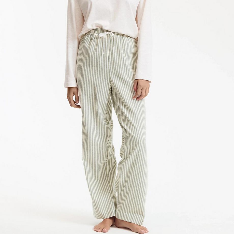 La Redoute Collections Pyjamahose aus Flanell mit Streifen  