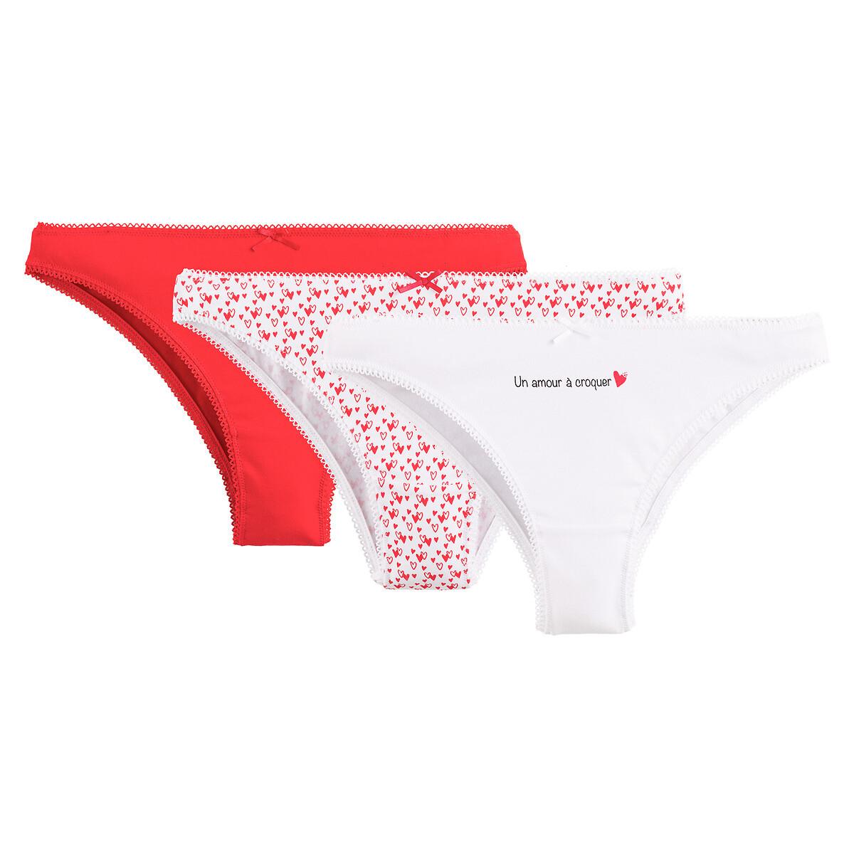 Image of 3er-pack Tangas Unisex Weiss 46