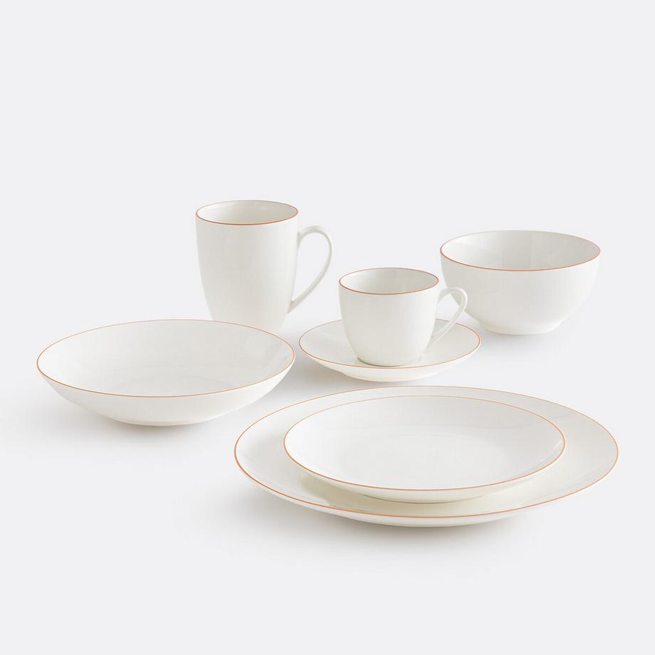 La Redoute Intérieurs 4er-Set flache Teller Malo  