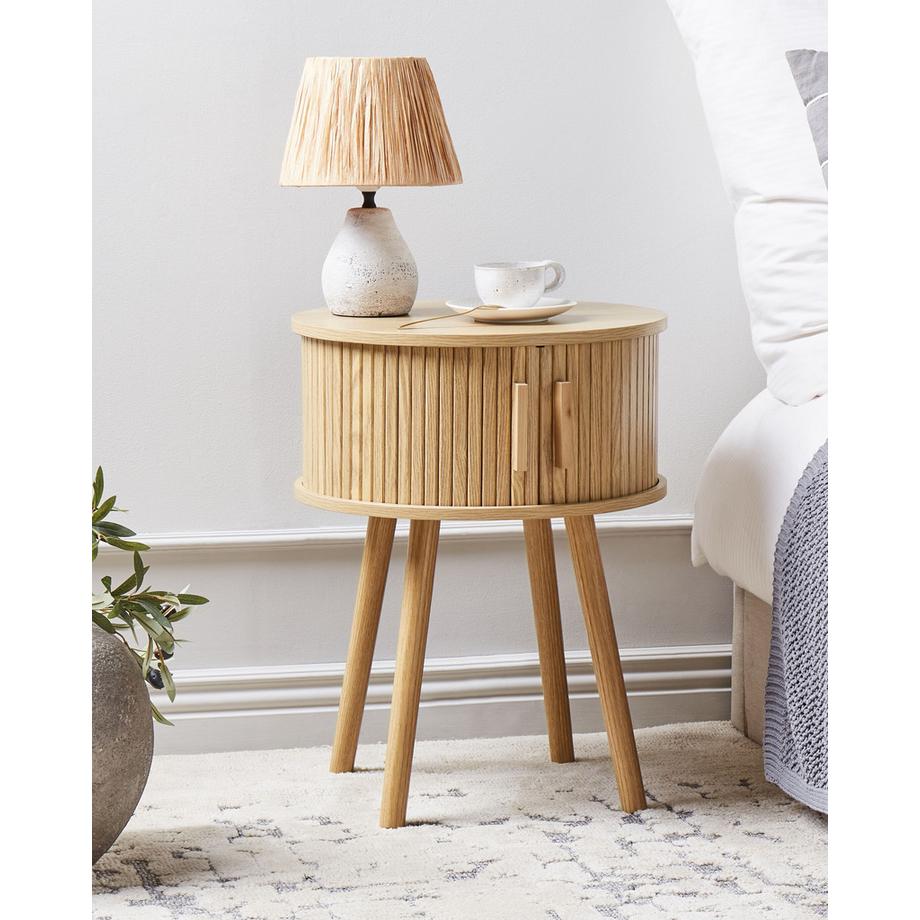 Beliani Table de chevet en MDF  SELAH  