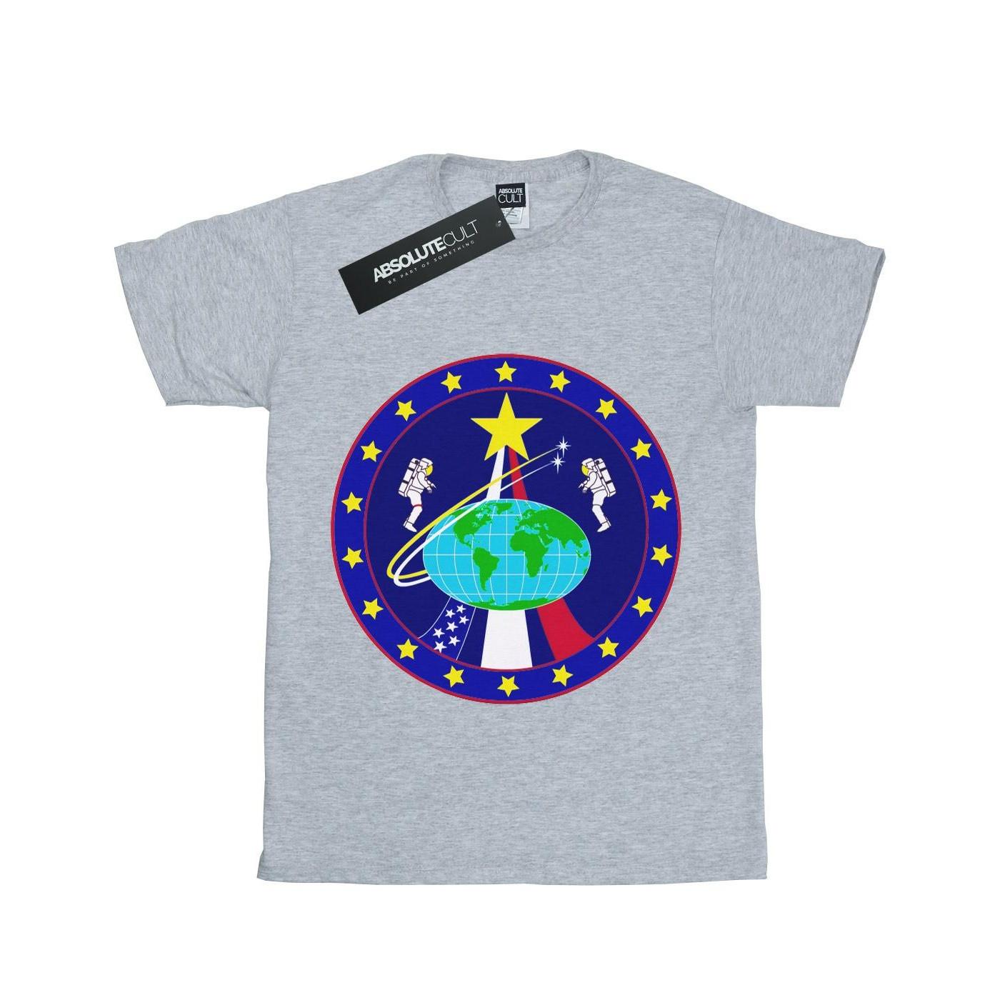 Image of Classic Globe Astronauts Tshirt Mädchen Grau 152-158