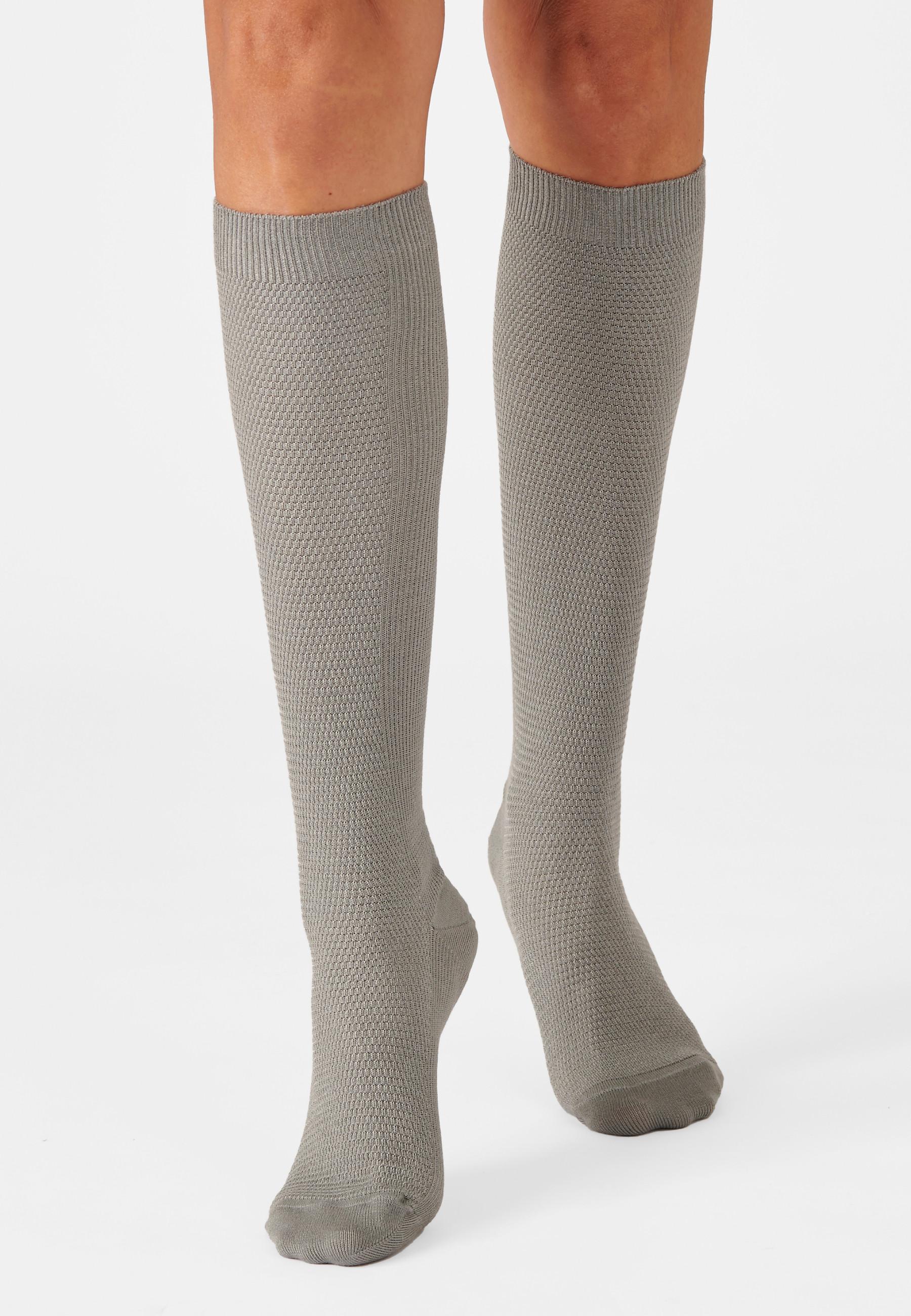 Image of Thermolactyl-stützkniestrümpfe. Damen Grau 45-47