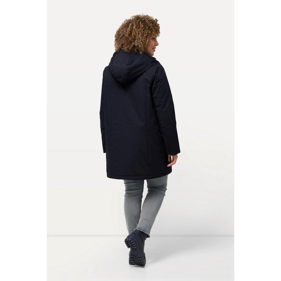 Ulla Popken HYPRAR Outdoorjacke wasserdicht mit 2-Wege-Zipper  