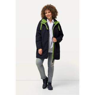 Ulla Popken HYPRAR Giacca outdoor impermeabile con cerniera a cursore doppio  