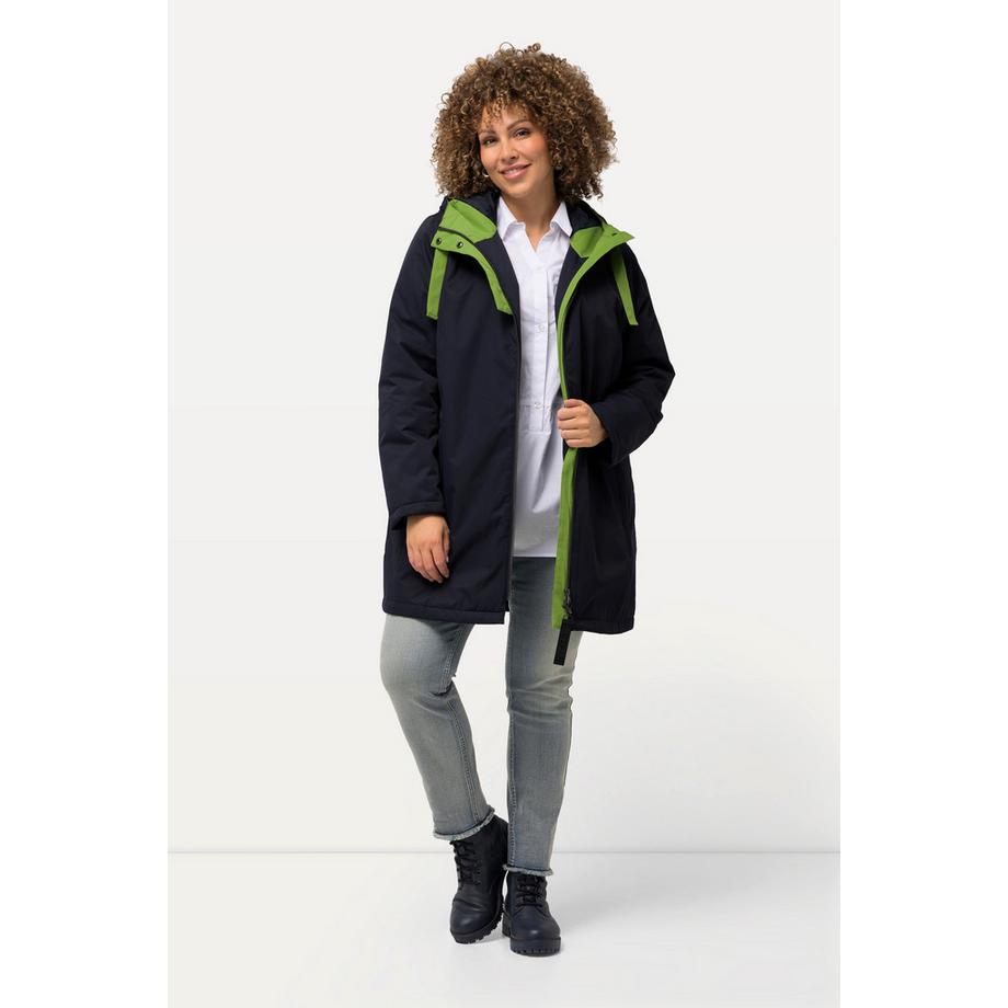 Ulla Popken HYPRAR Outdoorjacke wasserdicht mit 2-Wege-Zipper  