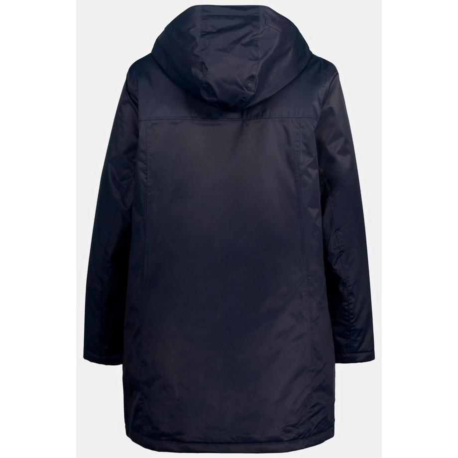 Ulla Popken HYPRAR Outdoorjacke wasserdicht mit 2-Wege-Zipper  