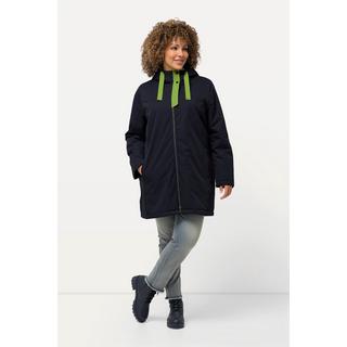 Ulla Popken  Veste outdoor HYPRAR, tissu imperméable, fermeture à glissière à double sens 