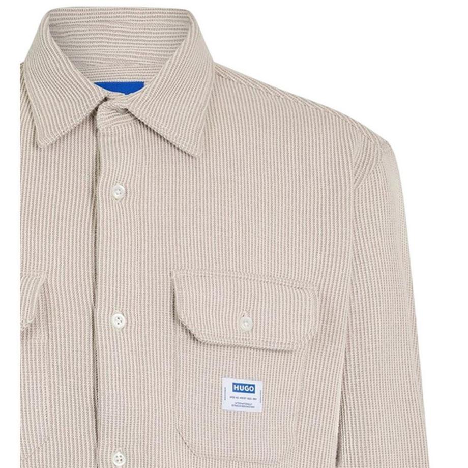 HUGO  Chemise Manches Longues Motiftyle Rayure Verticale Ekynone 