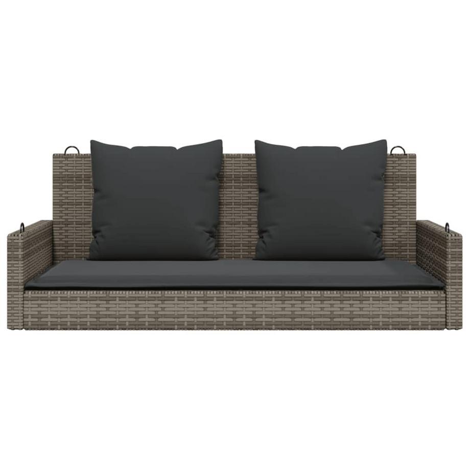 VidaXL Banc de balançoire rotin synthétique  
