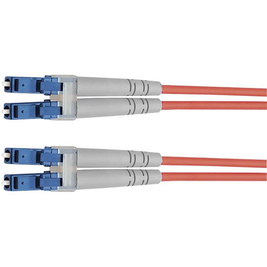 LWL-Kabel Duplex LC-Stecker LC-Stecker 50/125 µ Multimode OM4 1 m