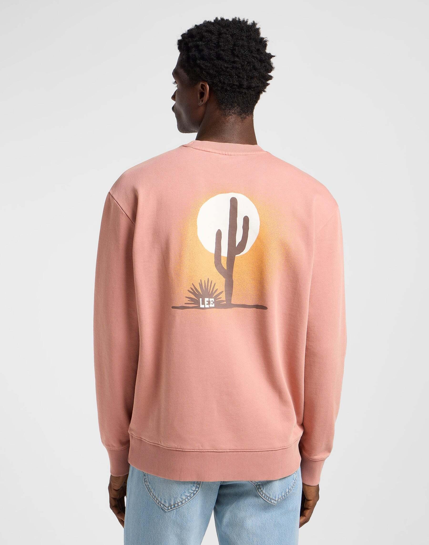 Lee Regular Graphic Rundhals-Sweatshirt  