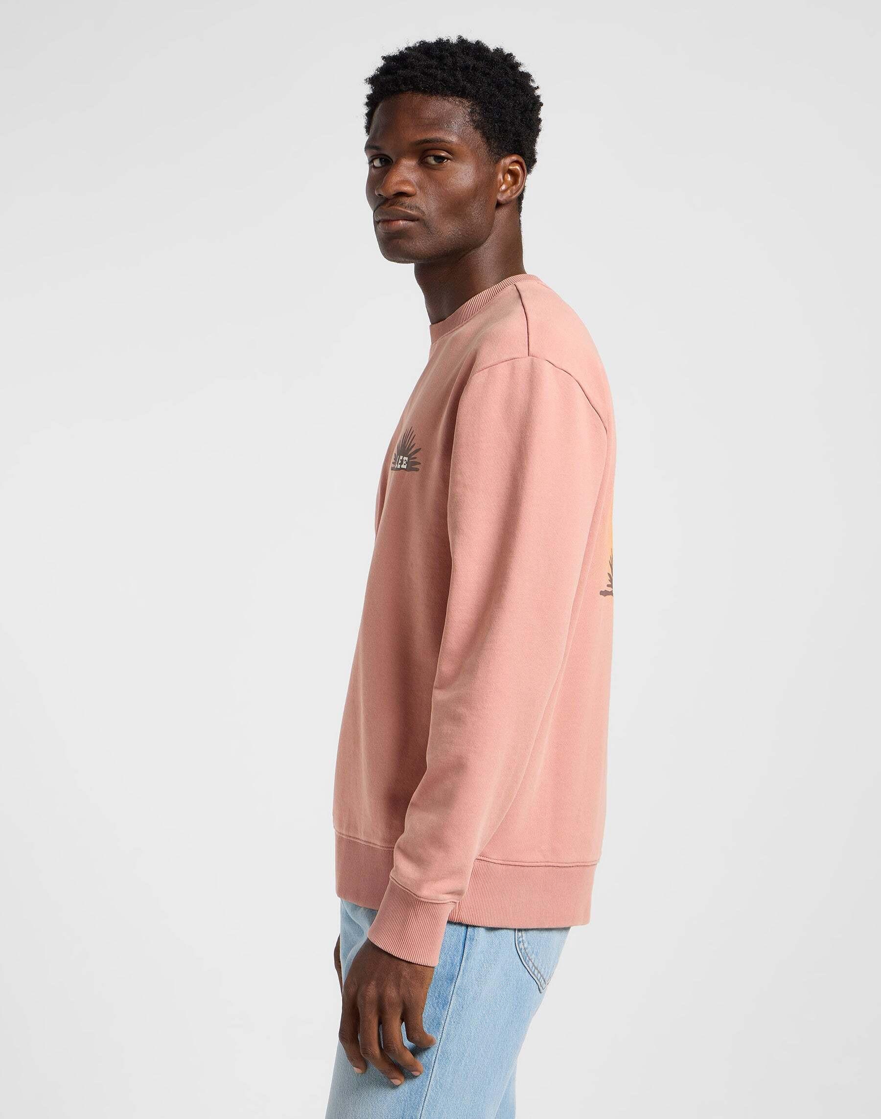 Lee Regular Graphic Rundhals-Sweatshirt  