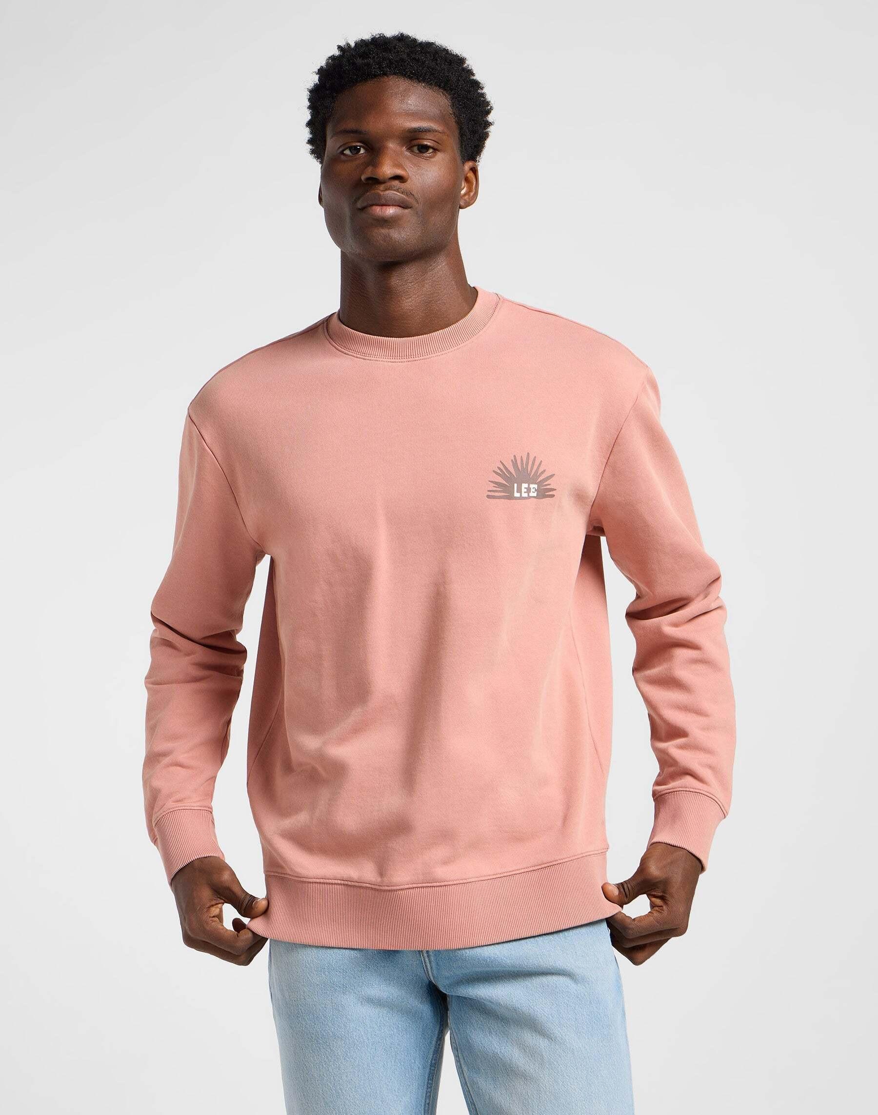 Lee Regular Graphic Rundhals-Sweatshirt  