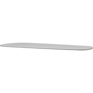 mutoni Plateau de table Tablo frêne misty blanc 220x100  