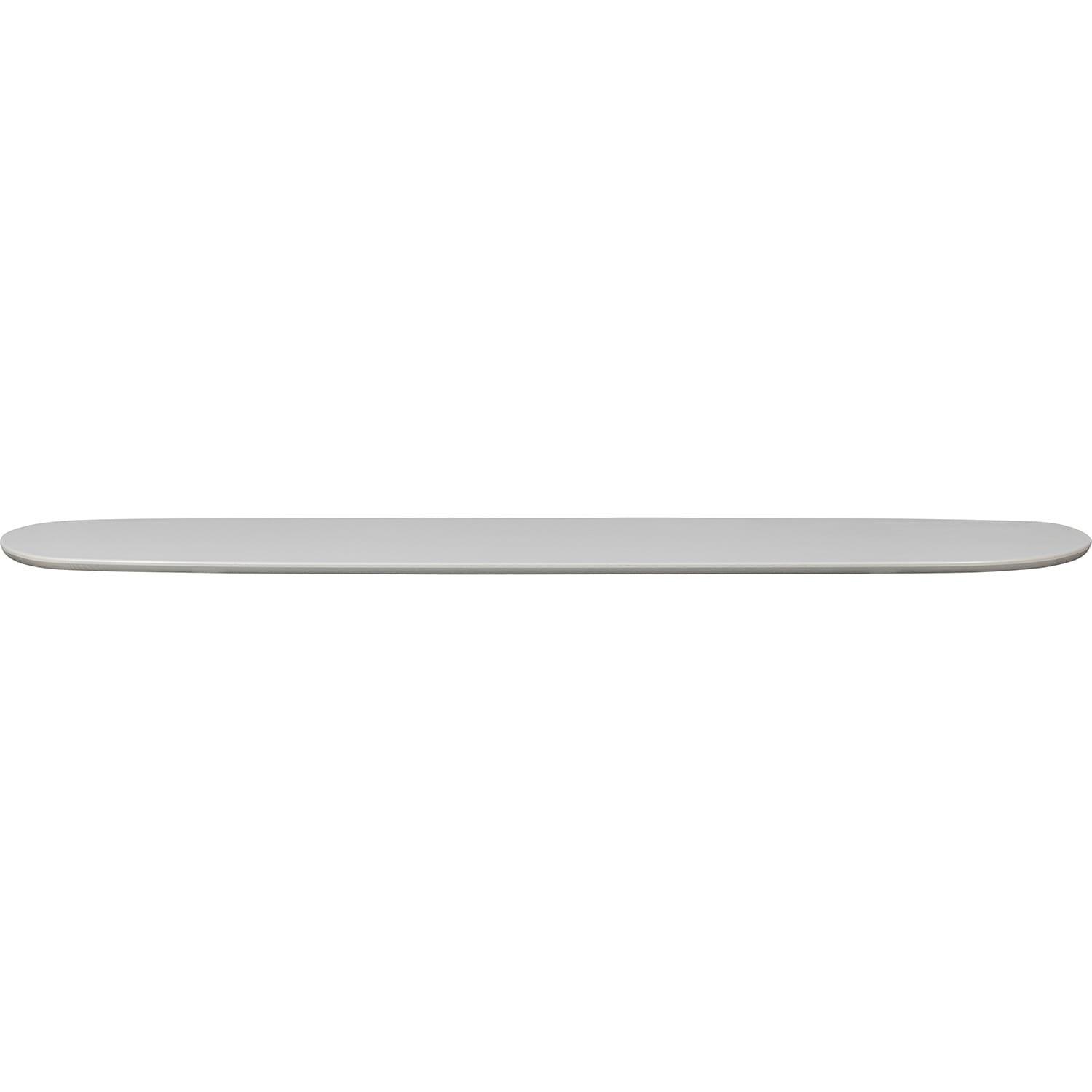 mutoni Plateau de table Tablo frêne misty blanc 220x100  