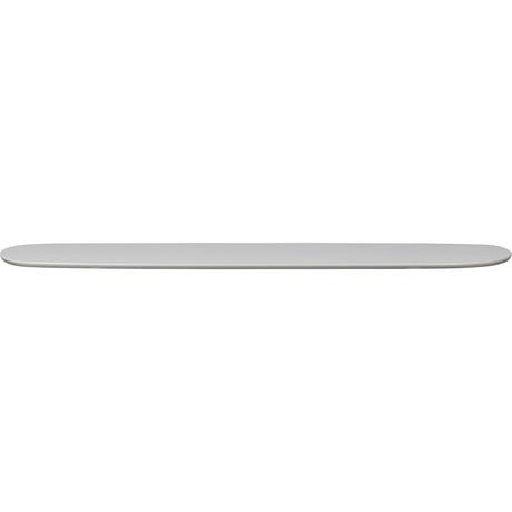 mutoni Plateau de table Tablo frêne misty blanc 220x100  